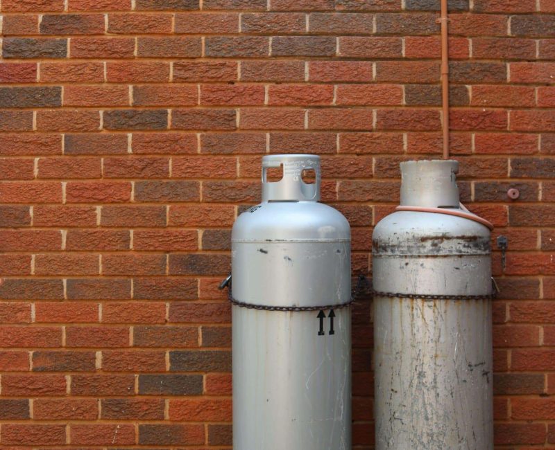 gas bottle running empty